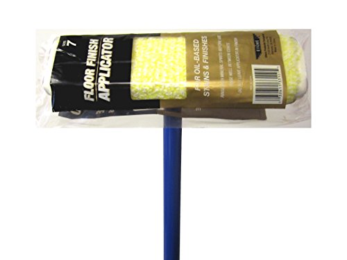 Ettore 33107 Oil-Based Floor Finish Applicator with Pole, 7-Inch