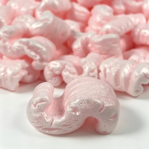 Packing Peanuts Shipping Anti Static Loose Fill 30 Gallons 4 Cubic Feet Mixed (Pink) - color: Pink