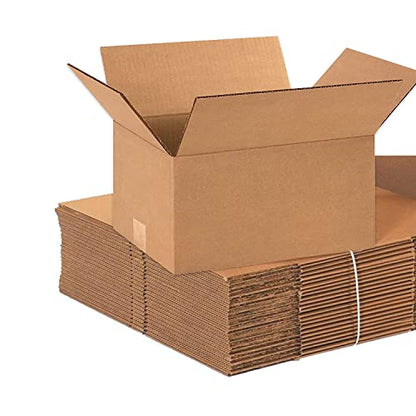 BOX USA Shipping Boxes Small 12"L x 9"W x 6"H 25-Pack - Corrugated Cardboard Box for Moving, Mailing, Packing, Packaging and Storage - style: Standard Corrugated
