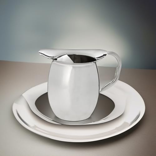 Winco WPB-2 Deluxe Bell Pitcher, 2-Quart, Stainless Steel, Medium - size: 64 Ounces, style: Standard