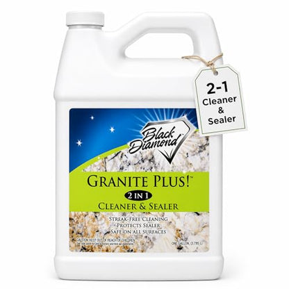 Granite Plus 2-in-1 Cleaner & Sealer for Granite & Quartz Counter, 1 Gallon - size: 128 Fl Oz (Pack of 1)