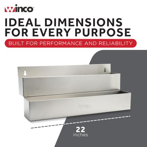 Winco Double Speed Rail, 22-Inch, Stainless Steel - size: 22", style: Double