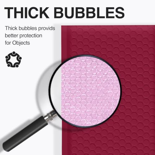 UCGOU Bubble Mailers 4x8" Red 50 Pack Usable Size 4x7" Padded Envelopes - color: red, size: 4x8" 50PC