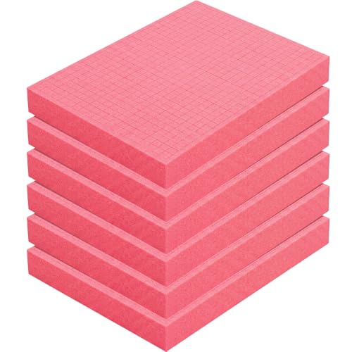 16 x 12 x 2 Inch Pre-cubed Pick Apart Foam Sheets Pre-cut Polyethylene Foam Inserts Packing Padding for Tool Box, Camera, Crafts and Storage Case, Pink - color: Pink, size: 16 x 12 x 2 Inch, style: Pre-cut
