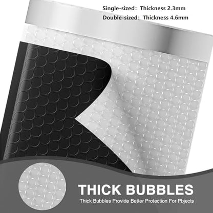Metronic 9600 Pack Bubble Mailer 6x10" Black Waterproof Padded Envelopes - color: Black, size: 6x10" 9600PC