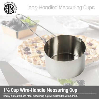 American METALCRAFT, Inc. American Metalcraft MCL150 Stainless Steel Measuring Cup, 1 1/2-Cup - size: 1 1/2 Cup