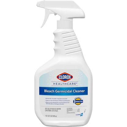 Clorox Healthcare Bleach Germicidal Cleaner Spray, 32 Fluid Ounces (Package May Vary)
