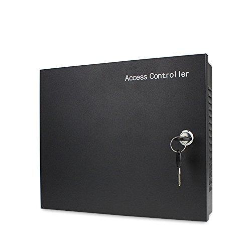 MENGQI-CONTROL TCP/IP Network 4 Door Smart Access Control Panel System Electric Strike Lock for Push Panic Bar Device Emergency Door, RFID Keypad Reader Enroll USB Reader 110V Power Supply Box - style: 4Door PushBar Strike