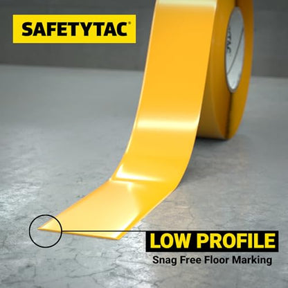 Industrial Floor Marking Tape (Gray, 2in x 100ft) - color: Gray, size: 2" x 100'