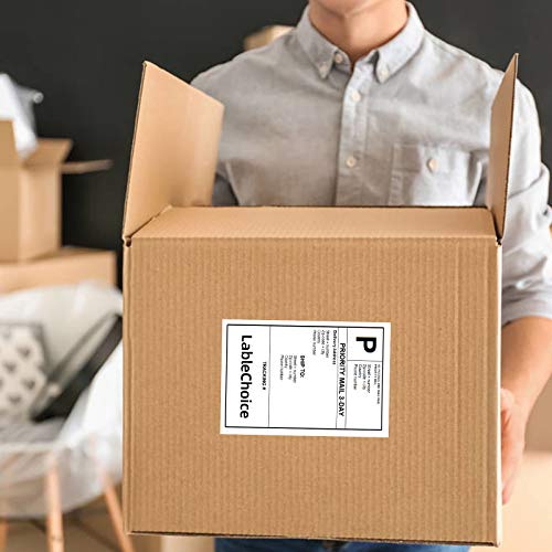 2000 Labels 4 x 6 3-Proof Commercial Grade Fanfold Direct Thermal Labels Compatible with Zebra, Rollo, Munbyn, 4 Stacks White Perforated Permanent Strong Adhesive Mailing Shipping Labels - color: 4"x6"-2000 Labels
