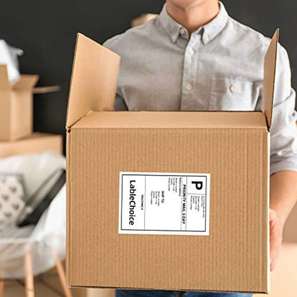 2000 Labels 4 x 6 3-Proof Commercial Grade Fanfold Direct Thermal Labels Compatible with Zebra, Rollo, Munbyn, 4 Stacks White Perforated Permanent Strong Adhesive Mailing Shipping Labels - color: 4"x6"-2000 Labels