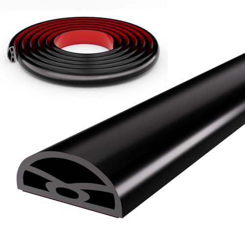 78” Black Shower Threshold Water Dam Stopper for Dry Wet Separation - color: Black, size: 78inch