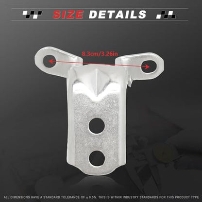 4-Pack Car Door Hinge Kit (Front Upper & Lower)