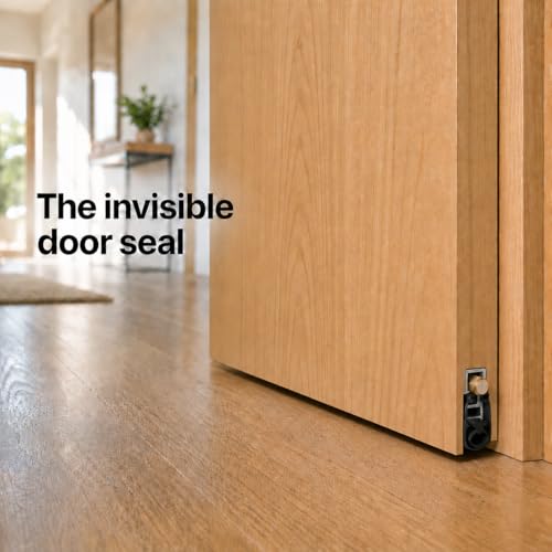 Automatic Door Bottom - Under Door Seal with Double Neoprene Bulb Seal - 1" Drop - 36" Mortised Automatic Door Sweep.