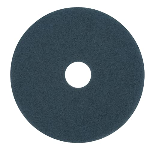 3M 5300 Series Blue Cleaner Pad, 10" (Pack of 5) - size: 1 Count (Pack of 1)