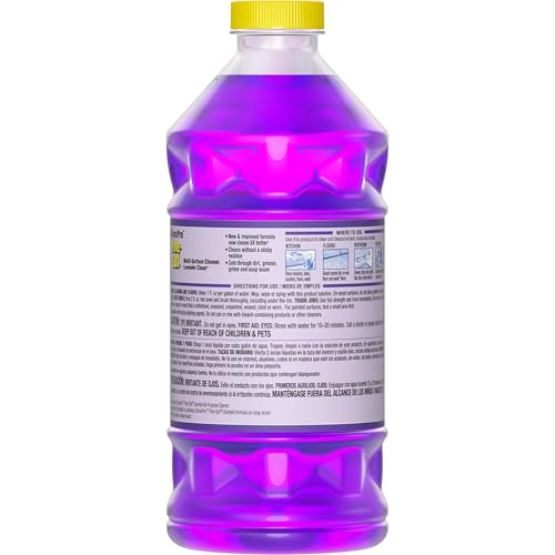 Pine-Sol Multi-Surface Cleaner, CloroxPro, 2x Concentrated Formula, All-Purpose Cleaner, Lavender Clean, 40 Fluid Ounces (Pack of 2) - size: 40 Fl Oz (Pack of 2)