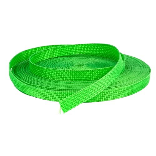 Country Brook Design - 1/2 Inch Polypropylene (Polypro) Webbing - color: Green, size: 25 Yards (Pack of 1)