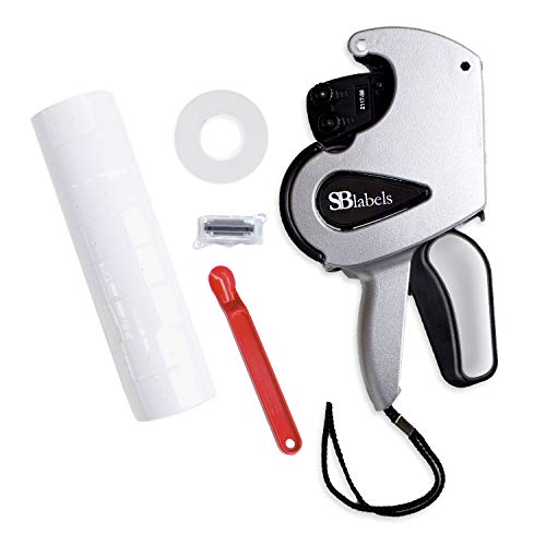 SBLabeler Two Line Date Gun Bundle / 2 Line Date Gun, Labels, Label Peeler / 8-Digit Dating Gun - size: Bundle, style: 2-Line