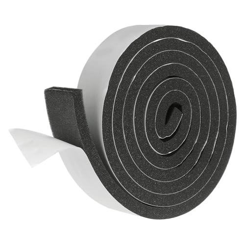 uxcell Weather Stripping Door Seal, 1-9/16" x 3/8" (1 Roll, 6.5Ft) - size: 1-9/16" x 3/8" (6.5 Ft)