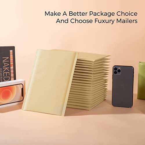Fuxury Kraft Bubble Mailers 6x10" Padded Envelopes 50 Pack Usable Size 6x9" - color: Brown, size: 6x10" 50PC