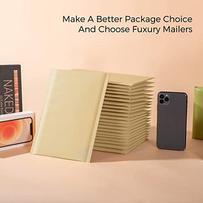 Fuxury Kraft Bubble Mailers 6x10" Padded Envelopes 50 Pack Usable Size 6x9" - color: Brown, size: 6x10" 50PC