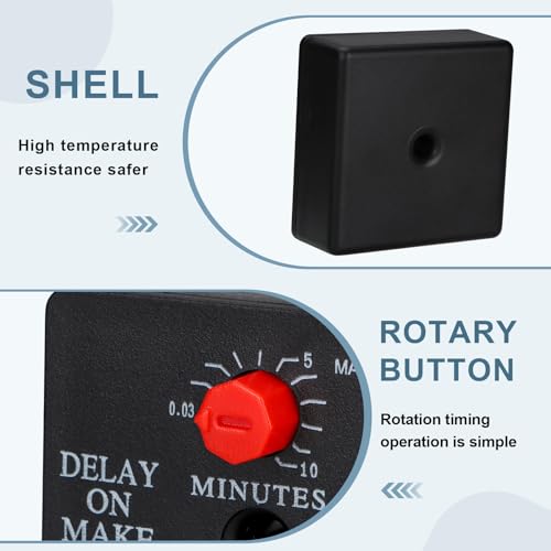 QD-068 Delay on Make Timer, 0.03-10 Min Adjustable HVAC Relay