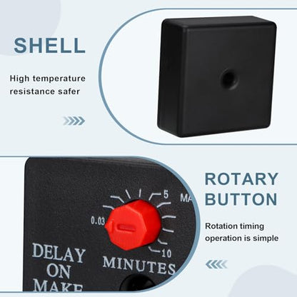 QD-068 Delay on Make Timer, 0.03-10 Min Adjustable HVAC Relay