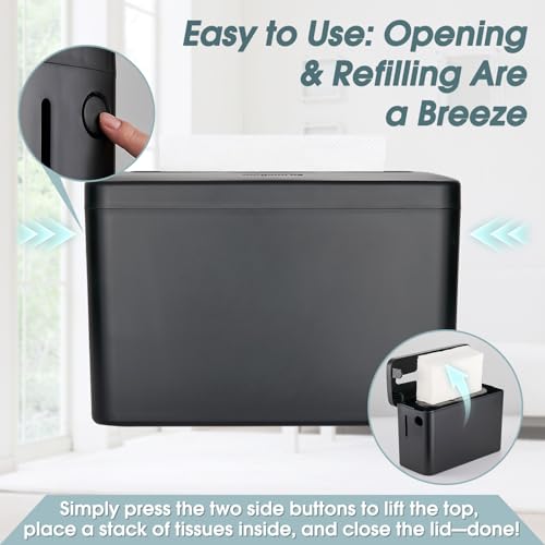 Multifold Paper Towel Dispenser Countertop, Black