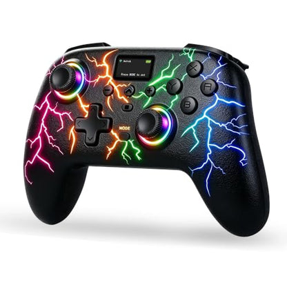 Exilapsire Wireless Controller for PC/Switch/Switch 2/iOS/Android, Black - color: Black