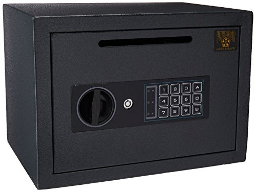 Drop Safe - Digital Compact Steel Money Security Box with Keypad - Deposit Cash Easily – For Home or Business by Paragon Safe - Black, .54 Cubic Feet - color: Black