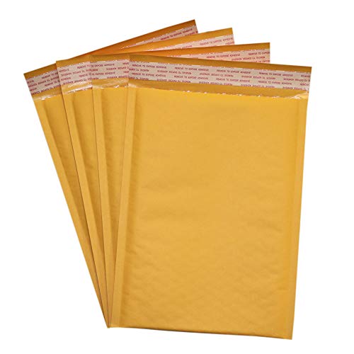 Secure Seal #2 8.5x12 Kraft Bubble Mailers Padded Shipping Envelopes (Pack of 10) - size: #2 8.5” x 12”