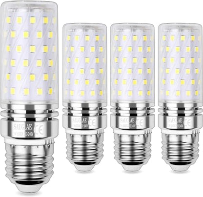 15W LED Bulbs, 120W Incandescent Bulbs Equivalent, 1500Lm, 6000K Cool White, E26 Large Edison Screw, Pack of 4 - color: Cool White 6000k, size: E26-Pack of 4