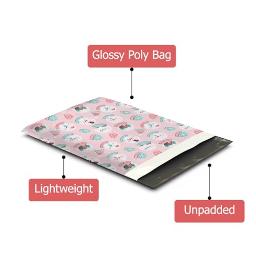 10x13 (100) Winter Snowglobes and Snowmen Christmas Designer Poly Mailers Self Sealing Shipping Envelopes Holiday Premium Printed Bags For Small Businesses - color: Snowglobes, size: 10x13