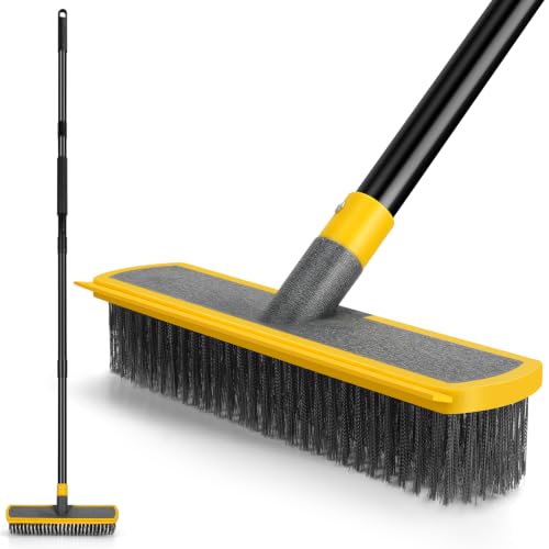 2 in 1 Stainless Steel Wire Brush Heavy Duty Floor Deck Scrub