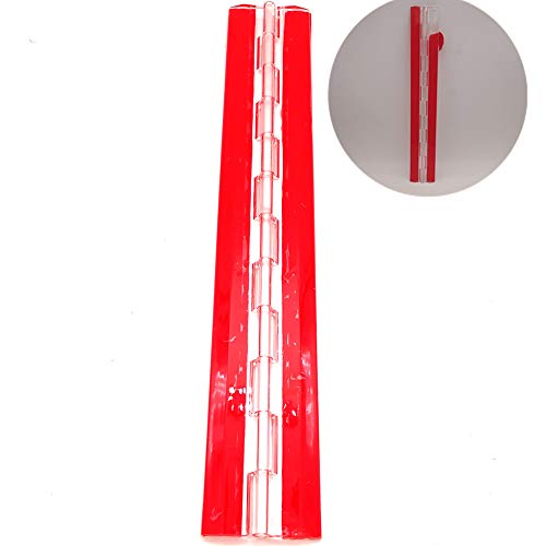 Transparent Acrylic Piano Hinge 12 inch - color: 2PCS