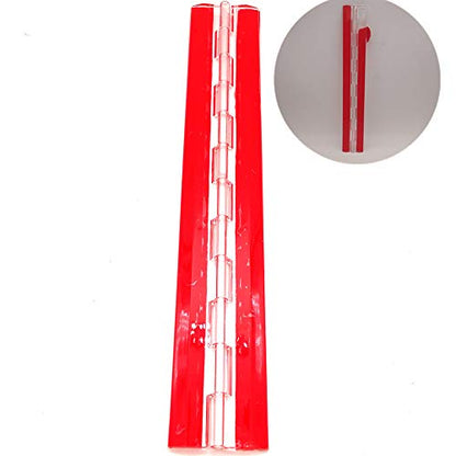 Transparent Acrylic Piano Hinge 12 inch - color: 2PCS