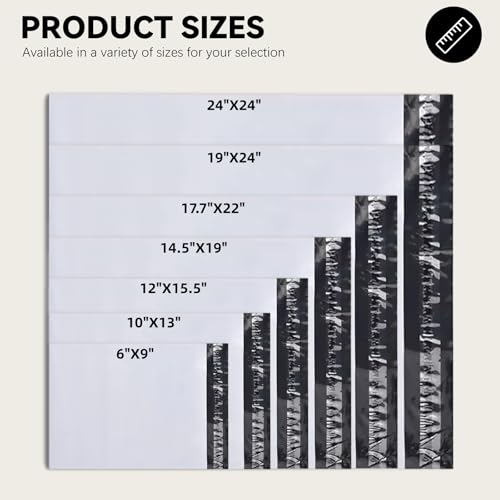 10"x13" Poly Mailers，White Shipping and Envelope Bags Pack of 30 - color: White, size: 10"x13"
