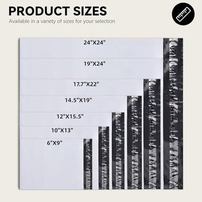 10"x13" Poly Mailers，White Shipping and Envelope Bags Pack of 30 - color: White, size: 10"x13"