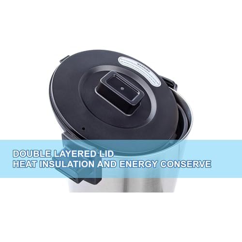 SYBO SR-CP Commercial Grade Stainless Steel Percolate Coffee Maker Hot Water Urn for Catering, 30-Cup, 4.5L, Metallic - style: 4.5L Metallic