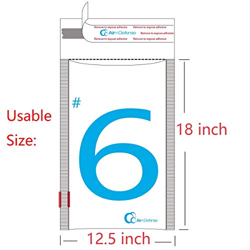 5/50/100/200/250/300/400/500/1000 pcs #6 12.5 x 19 Kraft Bubble Padded Envelopes Mailers Shipping Bags AirnDefense (50)