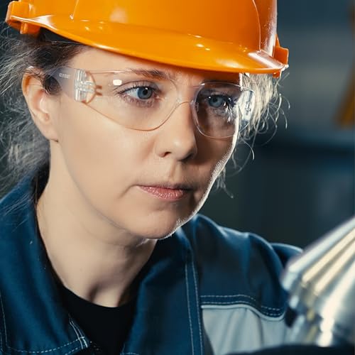 amoolo Clear Safety Glasses, ANSI Z87.1 Impact Resistant, 144 Pack, Adult - color: Clear, size: Adult's Size - 144 Pack