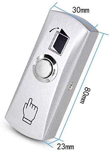 MENGQI-CONTROL TCP/IP One Door Card/Fob/PIN Code Access Control Track History Records Door Entry System Magnetic Lock Keypad Reader Metal Exit Button 110V Power Supply - style: 1Door RFID/PIN Magnetic Lock