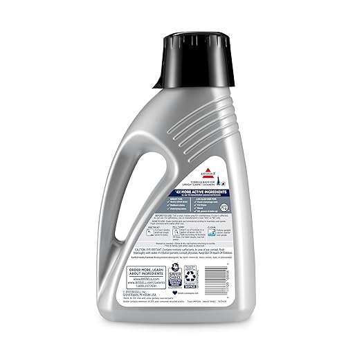 Bissell 78H63 Deep Clean Pro 4X Deep Cleaning Concentrated Carpet Shampoo, 48 ounces - Silver - size: 48 Fl Oz (Pack of 1), style: Pro Max