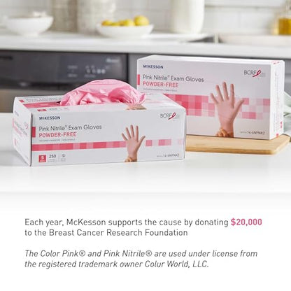 McKesson Nitrile Disposable Nitrile Exam Glove Standard Cuff Length - size: Large 2500 count