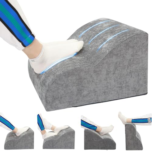Foot Rest for Under Desk at Work.Multifunctional 3-Tier Foot Stool - color: Extra Large-dark Grey