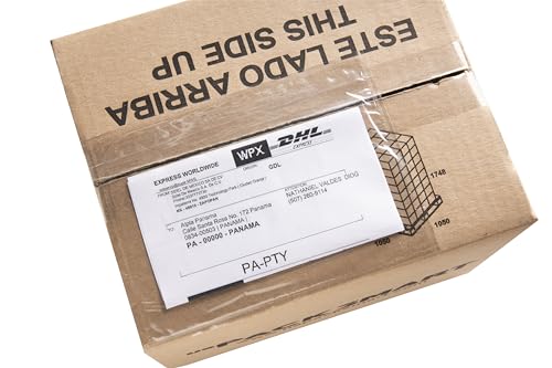 100 Units, 7.5"x5.5" Clear Packing List Shipping Pouches – Heavy Duty Self-Sealing Adhesive Envelopes, Waterproof & Tear-Proof – Ideal for Labels, Invoices & Documents - size: 7.5"x5.5" | 100 Units