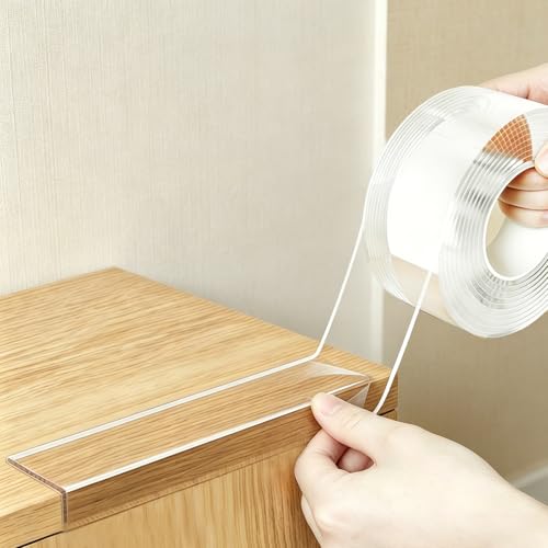 2.36in x 10.8ft Corner Protector Baby,Clear Edge Protector Strip - size: 2.36IN x 10.8FT