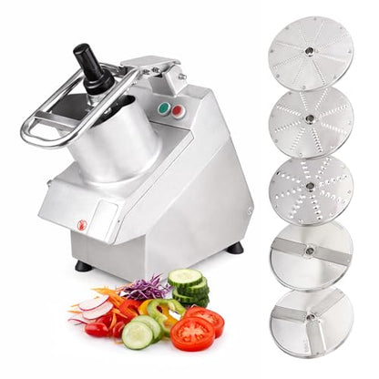TK Commercial Vegetable Chopper 750W - 5 Discs for Food Processing - NSF