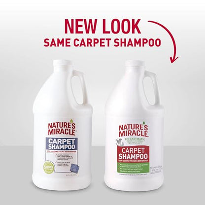 Nature's Miracle Carpet Shampoo Pet Stain & Odor Remover, 64 oz (4 Pack) - size: 64 Ounce (Pack of 4)