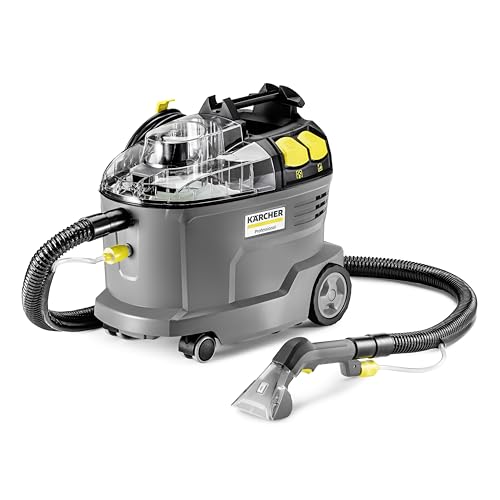 Kärcher Puzzi 8/1 C Commercial Carpet Extractor 12.5 PSI - Spot Cleaner, Stain Remover, Area Rugs, Car and Auto Detailing, Carpet and Upholstery Cleaner - Onboard Accessory Storage - 3.9 Gallon Tank - style: Puzzi 8/1 (Commercial)